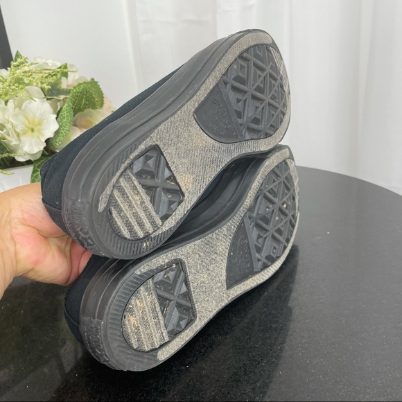 Converse Black Low Top Sneakers Unisex M -8 W- 10 - Picture 14 of 16